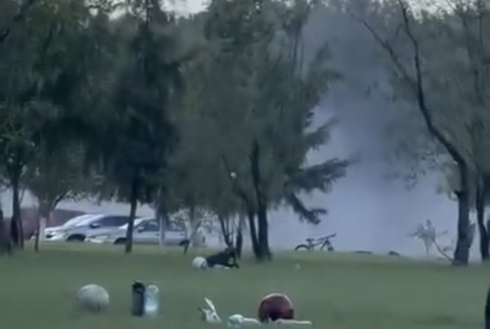 Reportan explosión por artefacto arrojado desde un dron, cerca de unidad deportiva de Los Reyes