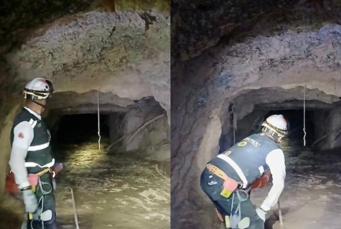 Rescatan con vida a primer trabajador de una mina en Sinaloa; era originario de Angangueo, Michoacán