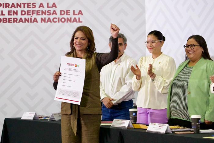 Respalda Fabiola Alanís método de encuesta para elegir Coordinación de Morena
