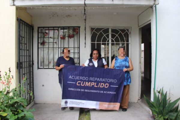 Restituye FGE inmueble a su legítima propietaria en Morelia