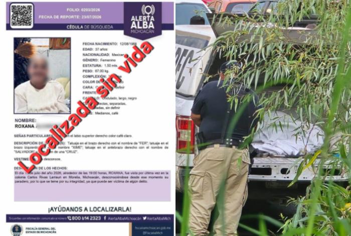 Revisan cámaras y realizan entrevistas por feminicidio de Roxana; buscan precisar la fecha del crimen