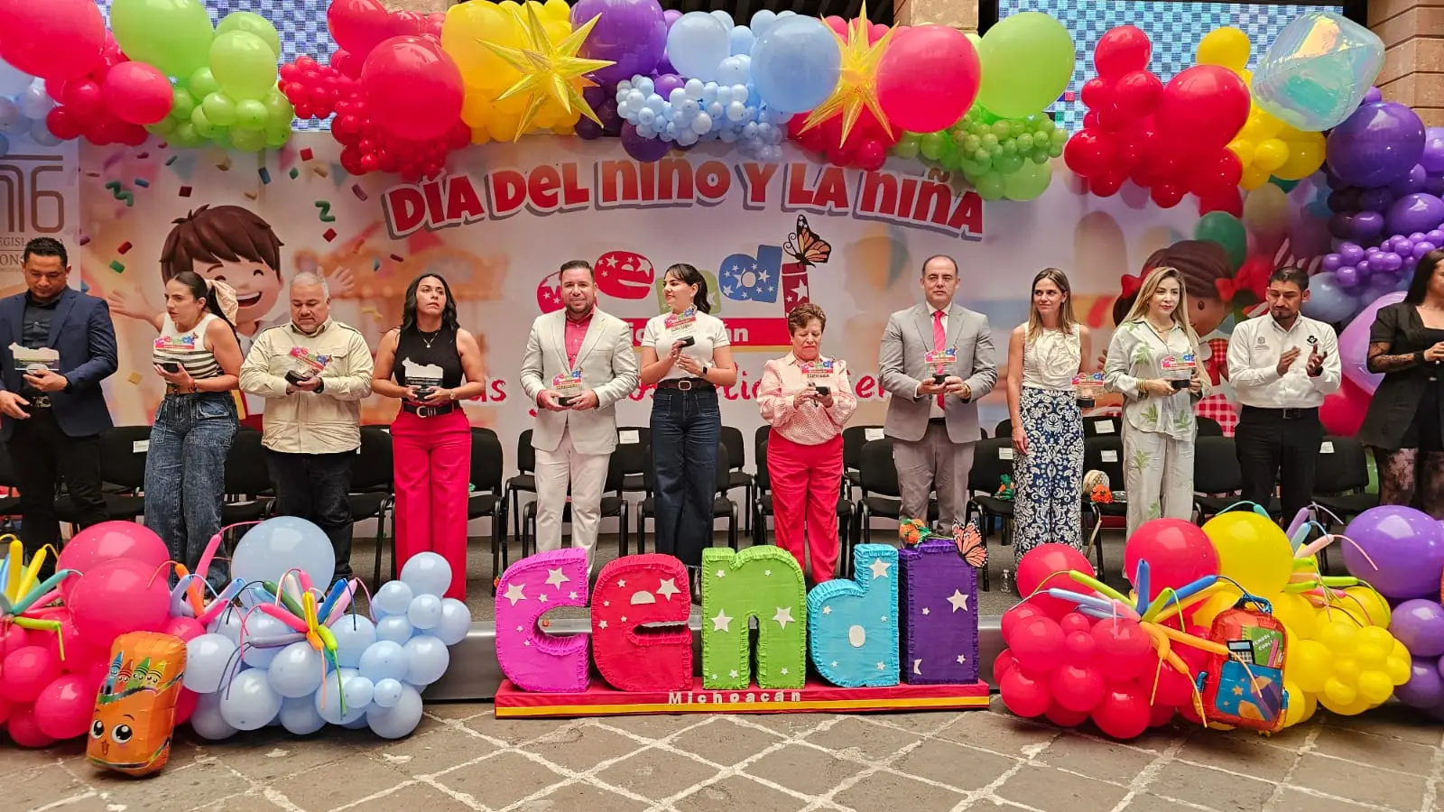Reyes Galindo Pedraza y CENDI Michoacán celebran a niñas y niños en el Congreso del Estado