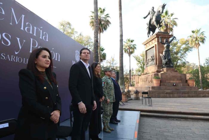 Rinden autoridades municipales homenaje a don José María Morelos