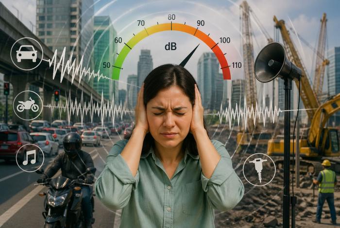 Ruido, segunda causa de enfermedad ambiental, tras la contaminación del aire
