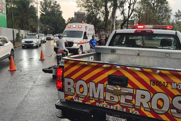 Saldo blanco tras lluvia torrencial de este miércoles en Morelia: PC