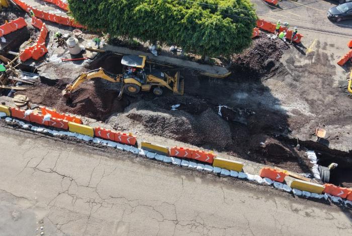 SCOP atiende inundaciones de Morelia con infraestructura pluvial