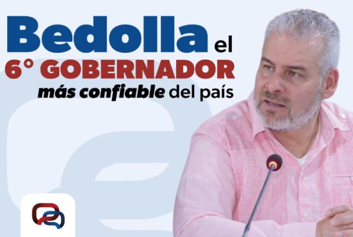 Se consolida Bedolla en el Top 10 de gobernadores mejor calificados del país