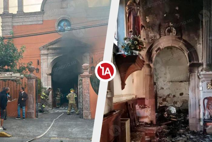 Se inc3ndia Templo de la Sagrada Familia en Morelia; hay un det3nido