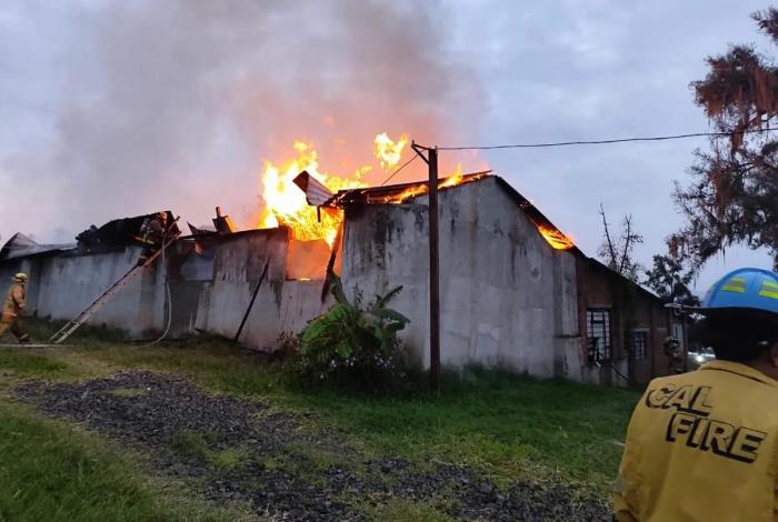 Se incendia bodega en  colonia “El Polvorín” en Morelia