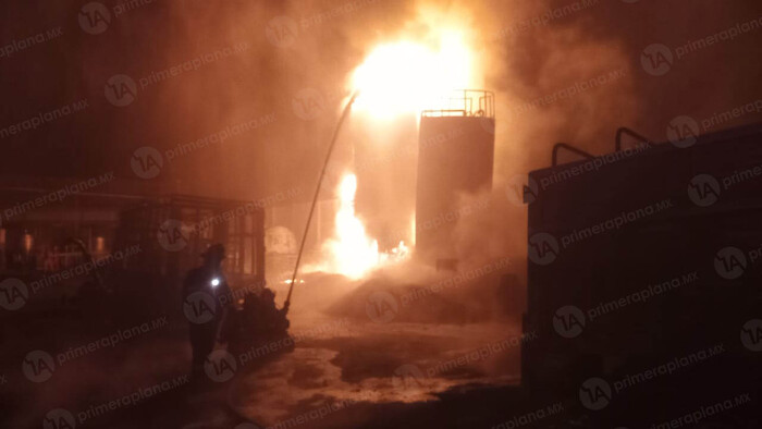 Se incendia planta de biodiésel en Tancítaro