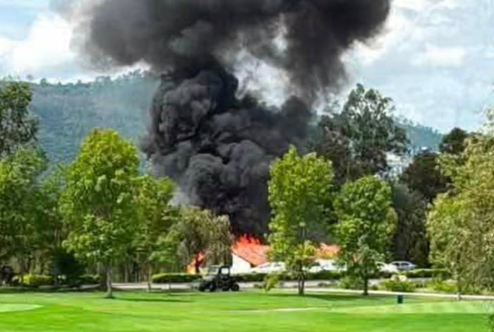 Se incendia restaurante en el Club de Golf Tres Marías; reportan explosión de tanque de gas