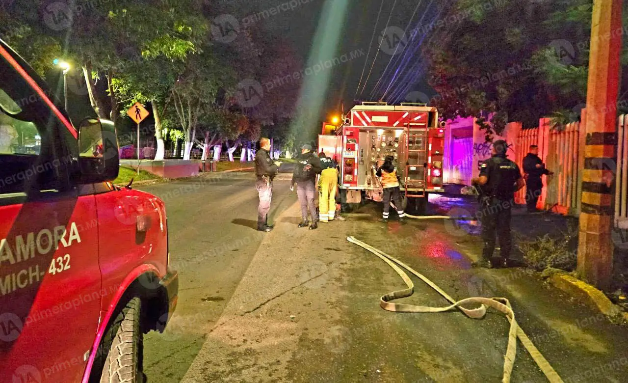 Se incendian instalaciones de sindicato del IMSS en Jacona
