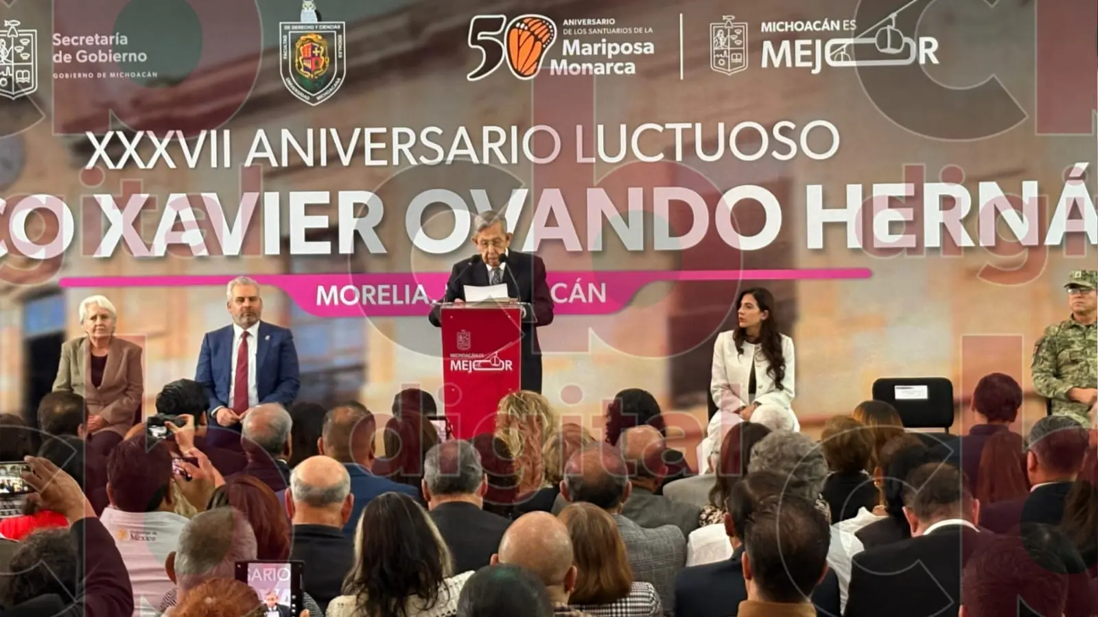 Se llevó acabo el XXXVII aniversario luctuoso de Francisco Xavier Ovando Hernández