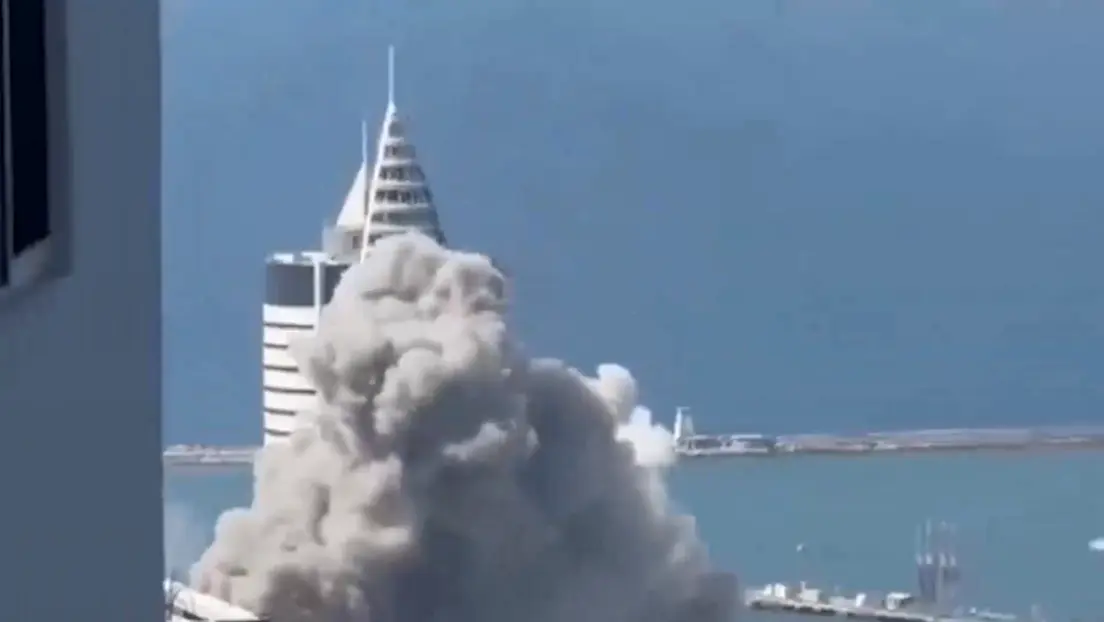 Se presentan nuevos impactos de misiles de Irán