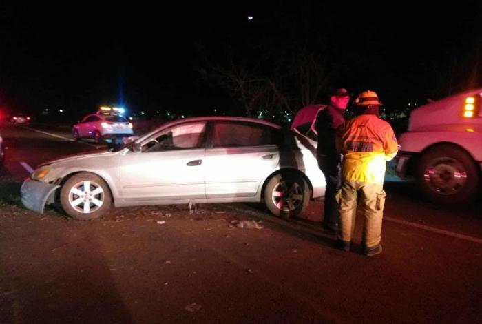 Se registra accidente automovilístico en la Morelia-Pátzcuaro; hay dos heridos