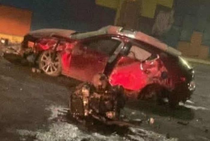 Se registra aparatoso accidente en el Libramiento, a la altura del Estadio Morelos