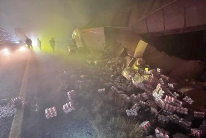 Se registra carambola vehicular en la México-Guadalajara