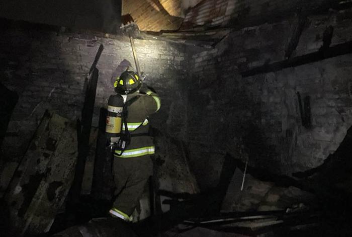 Se registra incendio en domicilio deshabitado de la colonia Agustín Arriaga Rivera, Morelia