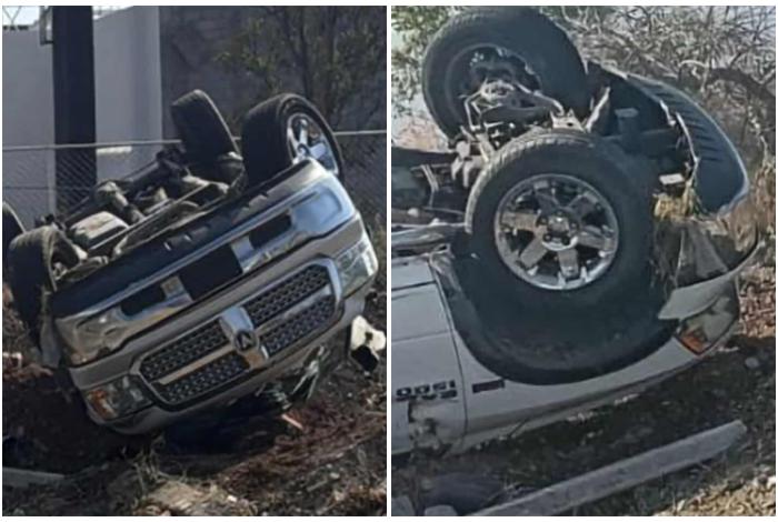 Se registra volcadura de camioneta en la avenida Madero Poniente de Morelia