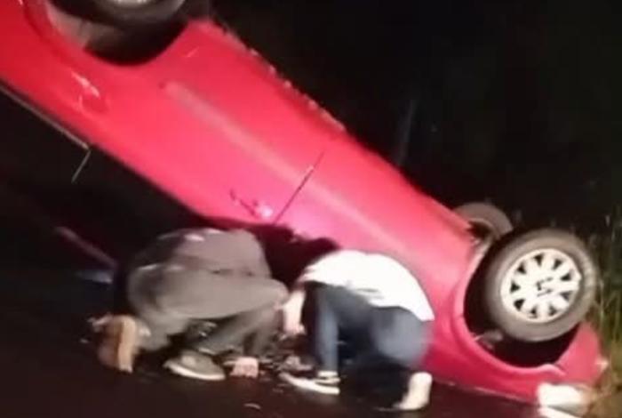 Se registra volcadura vehicular en la Pátzcuaro-Morelia