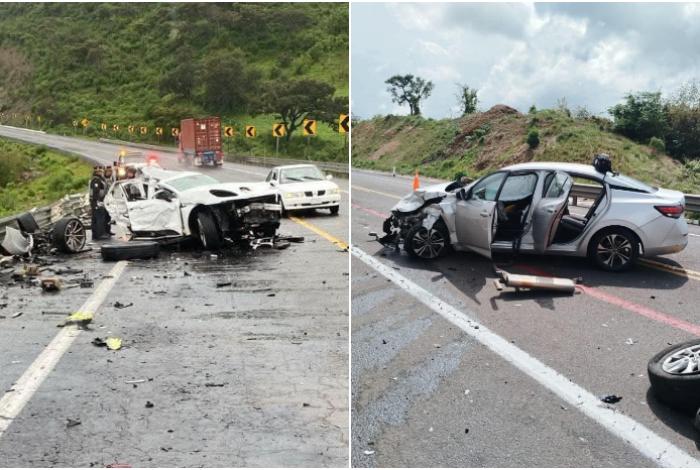 Se registran 2 accidentes en diferentes puntos de la Pátzcuaro-Cuitzeo; hay 2 muertos y 4 heridos