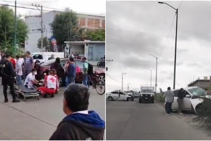 Se registran 2 accidentes vehiculares en distintos puntos de Morelia; hay 3 heridos
