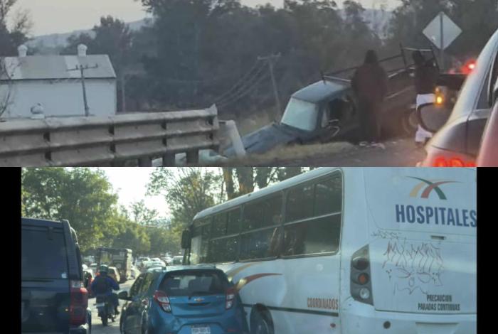 Se registran 2 accidentes vehiculares en diferentes puntos de Morelia