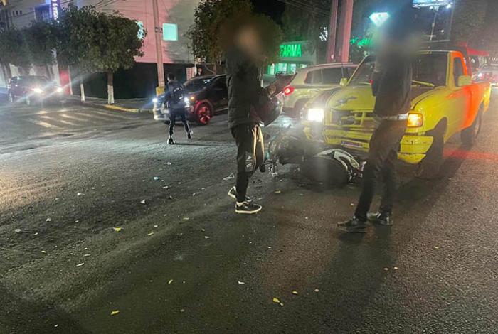 Se registran 3 accidentes vehiculares en Morelia; motociclista queda malherido