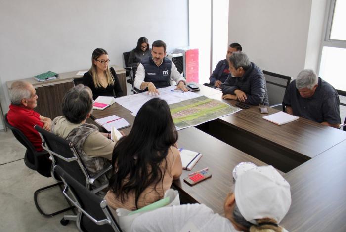 Se reúne Yankel Benítez con Antorcha Campesina: avanza regularización de colonia 13 de Abril