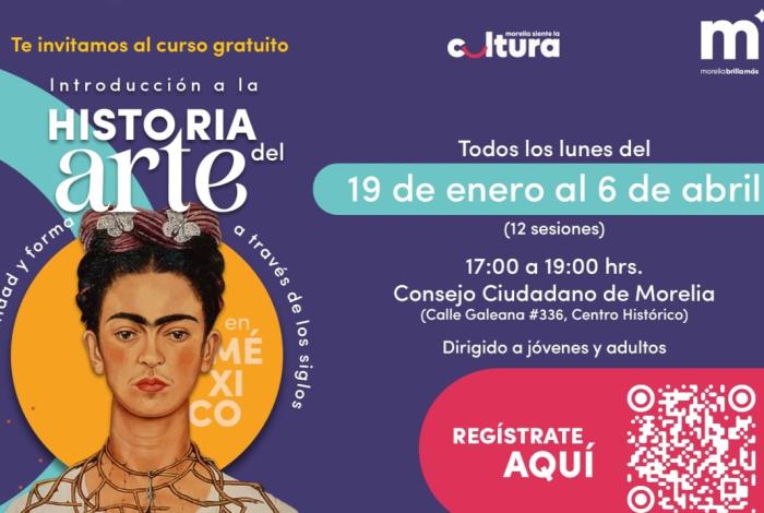  SeCultura Morelia abre el año con cursos de historia del arte para público general