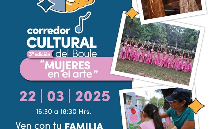 SeCultura Morelia invita al Corredor Cultural del Boule ‘Mujeres en el arte’