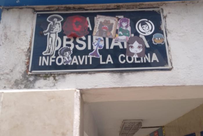 Sedum da mantenimiento y llama al cuidado de la señalética vertical