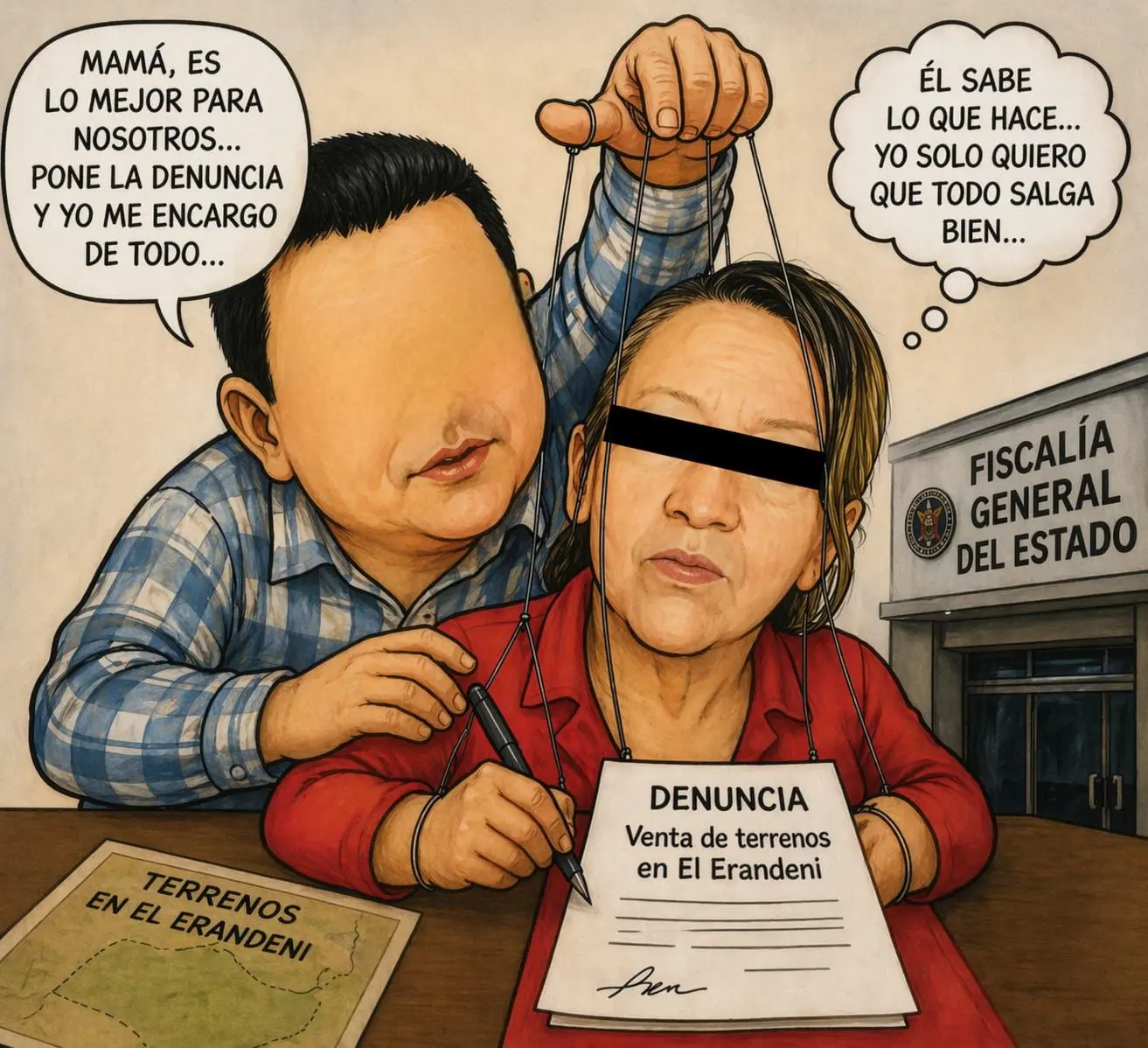 ¡Señalan manipulación familiar y campaña mediática para presionar a la Fiscalía!