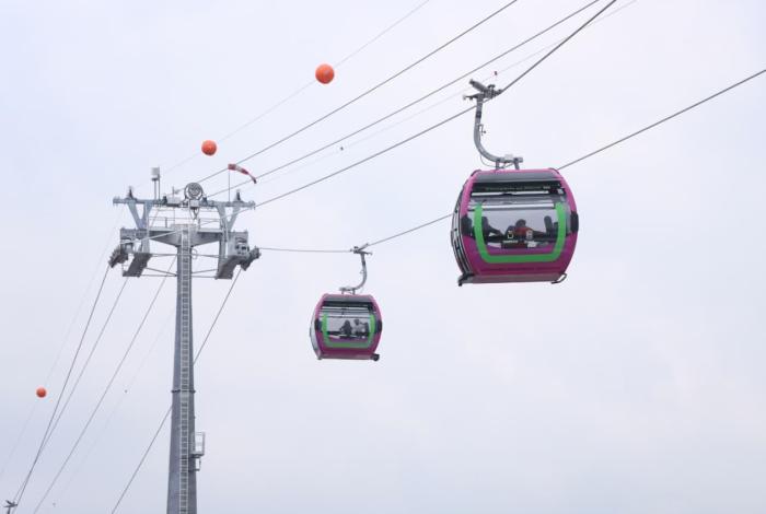 Senderos seguros del teleférico de Uruapan garantizan trayectos más dignos para todas