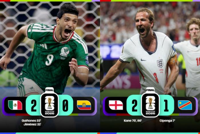 Será Inglaterra rival de México en los Octavos de Final de la Copa del Mundo