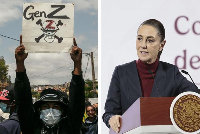 Sheinbaum critica marcha de la Generación Z, pero defiende su derecho a protestar