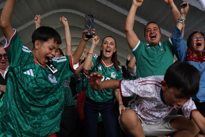 Sheinbaum felicita a México tras su triunfo ante Sudáfrica en la inauguración del Mundial