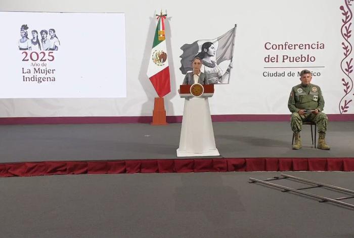 Sheinbaum realiza Mañanera sin reporteros por bloqueo de la CNTE