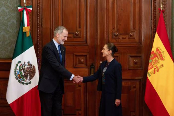 Sheinbaum recibe al rey Felipe VI para sellar nueva etapa en la relación México-España