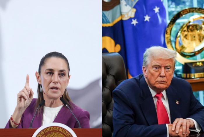 Sheinbaum repite que en México "manda el pueblo" y no EUA como lo aseguró Trump