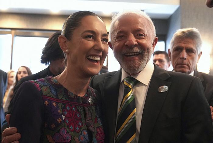 Sheinbaum y Lula da Silva dialogan sobre relación comercial entre ambos países