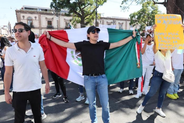 Sin incidentes, manifestación en el Centro Histórico de Morelia: Raúl Zepeda