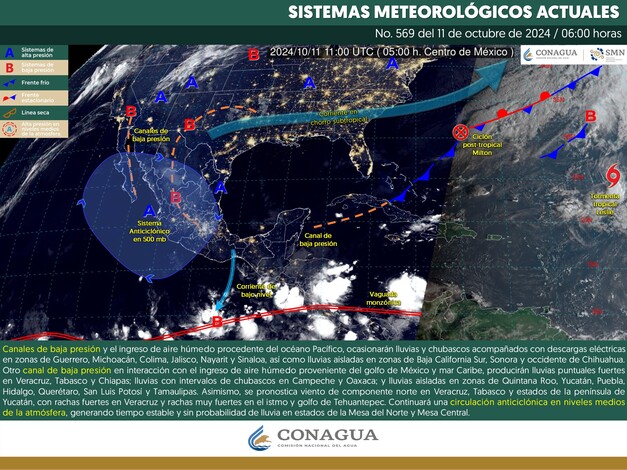 #SMN | Conoce el clima que se prevé para este  viernes