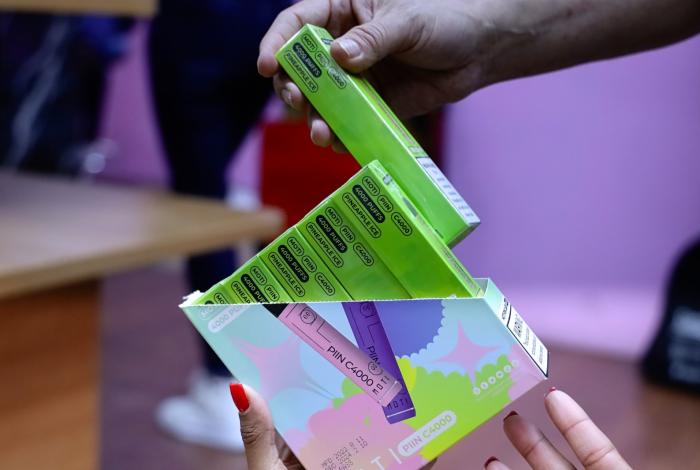 SSM asegura 400 vapeadores comercializados en Pátzcuaro