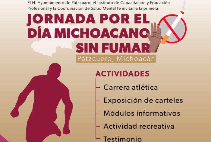 SSM realizará carrera atlética para fomentar entornos libres de humo en Pátzcuaro
