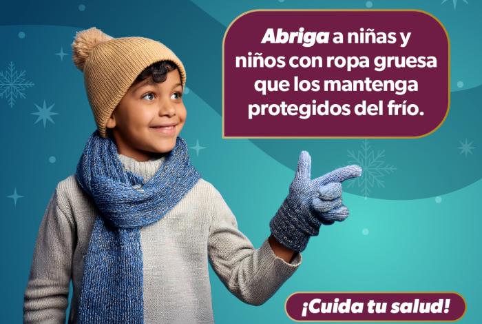 SSM te dice cómo proteger a niñas y niños contra infecciones respiratorias
