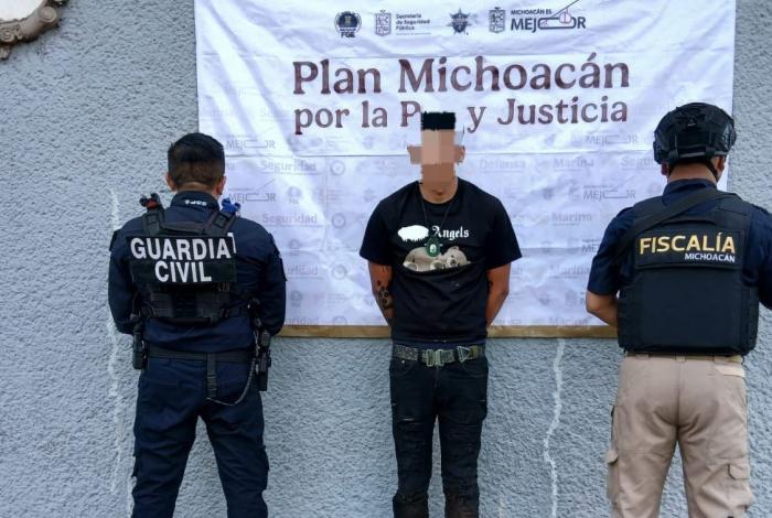 SSP detiene a 2 presuntos integrantes de una célula delictiva en Tarímbaro y Álvaro Obregón