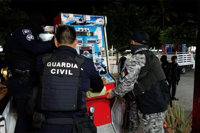 SSP ha decomisado más de 2 mil 700 máquinas tragamonedas