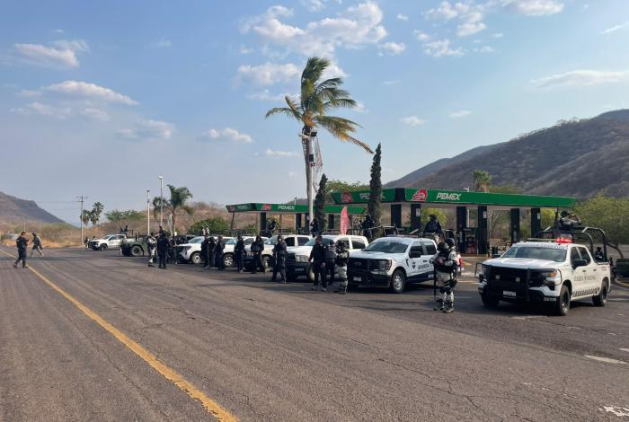 SSP refuerza presencia operativa interinstitucional en Tuzantla, con Defensa, FGR, FGE y Guardia Nacional