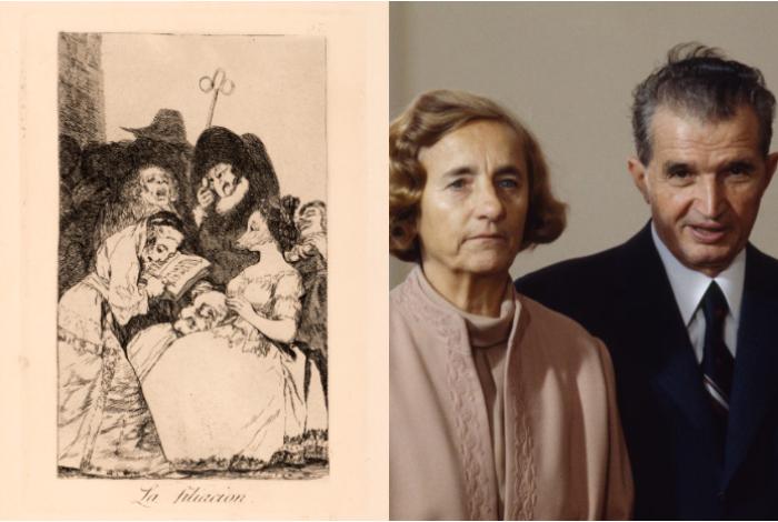 Subastan un grabado de Goya que pertenecía al dictador rumano Nicolae Ceausescu